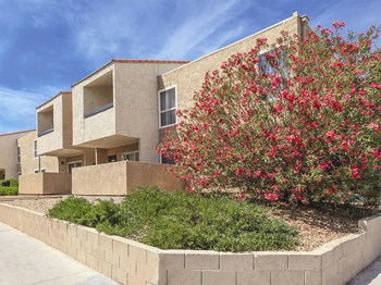 Exterior look at Woodcreek Apartments in Las Vegas